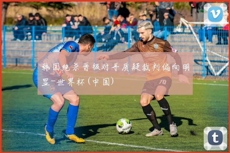 韩国绝杀晋级对手质疑裁判偏向明显-世界杯(中国)